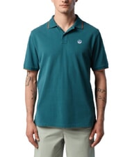 NORTH SAILS COLLAR STRIPED Short-sleeved cotton polo Mediterranean - Polo shirt - 2