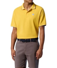 NORTH SAILS COLLAR STRIPED Short-sleeved cotton polo Samoan sun - Polo shirt - 5