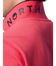 NORTH SAILS COLLAR STRIPED Short-sleeved cotton polo geranium - Polo shirt - 3