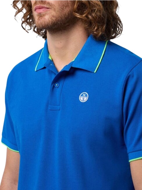 CORE 100% cotton polo shirt beach blue - Polo shirt