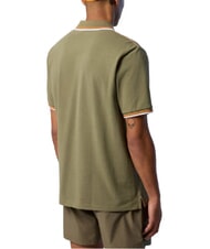 NORTH SAILS CORE Short-sleeved cotton polo shirt deep green - Polo shirt - 4