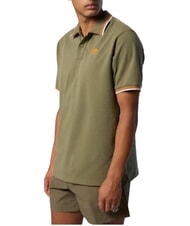 NORTH SAILS CORE Short-sleeved cotton polo shirt deep green - Polo shirt - 7