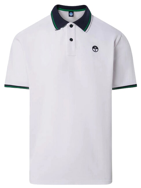 CORE Short-sleeved cotton polo shirt white - Polo shirt