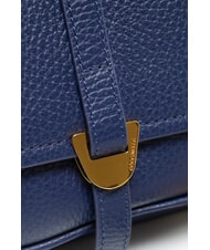 COCCINELLE CAMPUS  Mini shoulder bag, in leather royal blue - Women&rsquo;s Bags - 3