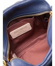 COCCINELLE CAMPUS  Mini shoulder bag, in leather royal blue - Women&rsquo;s Bags - 5