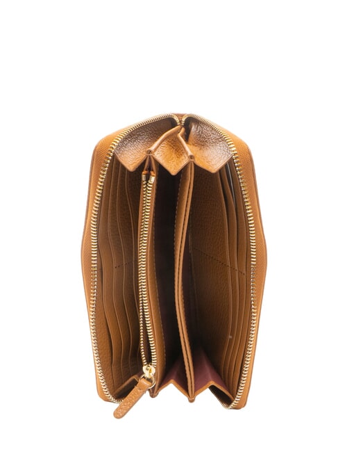 METALLIC SOFT Wallet in textured leather CUIR - Women&rsquo;s Wallets