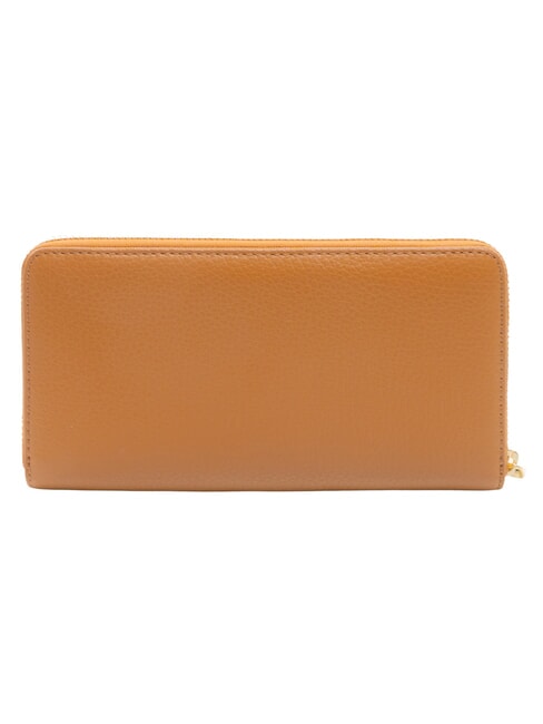 METALLIC SOFT Wallet in textured leather CUIR - Women&rsquo;s Wallets