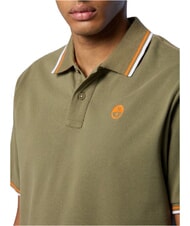 NORTH SAILS CORE Short-sleeved cotton polo shirt deep green - Polo shirt - 6
