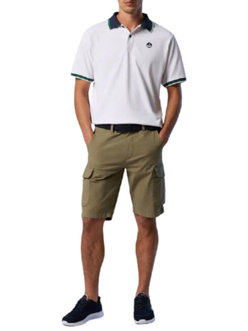 CORE Short-sleeved cotton polo shirt white - Polo shirt