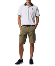 NORTH SAILS CORE Short-sleeved cotton polo shirt white - Polo shirt - 4