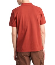 TIMBERLAND MILLERS RIVER Cotton polo shirt burnt henna - Polo shirt - 2