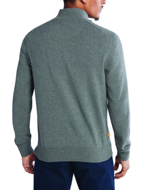 WILLIAMS RIVER Zip-up sweater dark / gray / heather - Men's Sweaters