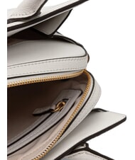 MICHAEL KORS LAILA Leather handbag with shoulder strap optical white - Women&rsquo;s Bags - 4