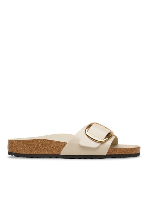 MADRID BIG BUCKLE Leather sandals shine oyster - Women&rsquo;s shoes