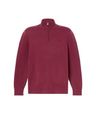 TIMBERLAND WILLIAMS RIVER  Zip-up collar sweater burgundy - Men's Sweaters - 3