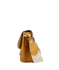 THE BRIDGE ISADORA Mini shoulder bag, in leather Cognac / Gold - Women&rsquo;s Bags - 3