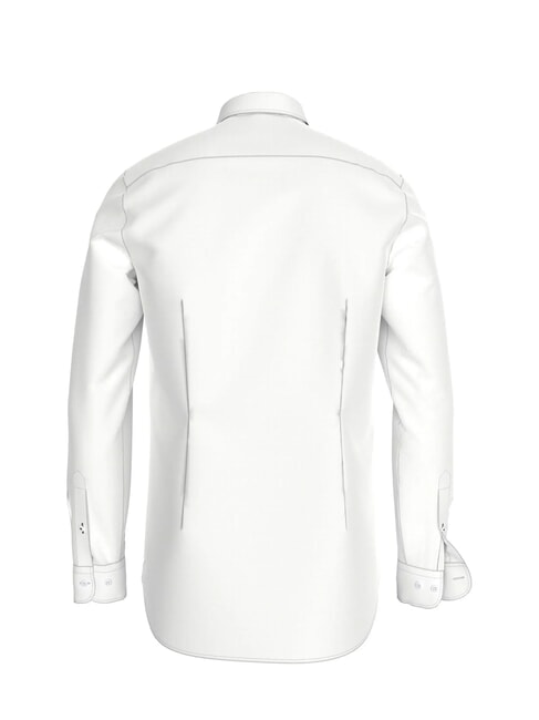 TH  Men's cotton shirt optical white - Men's Shirts
