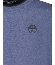 NORTH SAILS CORE Cashmere blend sweater China blue melange - Men's Sweaters - 3