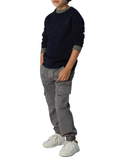 CORE Cashmere blend sweater navy blue - Men's Sweaters