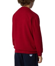 NORTH SAILS CORE Cashmere blend sweater red lava - Men's Sweaters - 3