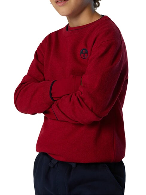 CORE Cashmere blend sweater red lava - Men's Sweaters