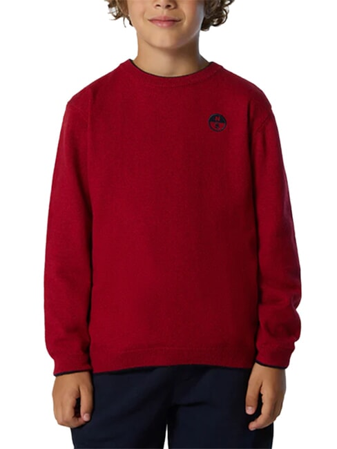 CORE Cashmere blend sweater red lava - Men's Sweaters