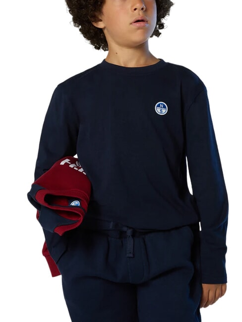 CORE Long-sleeved T-shirt navy blue - Child T-shirt