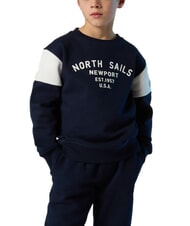 NORTH SAILS CORE Cotton sweatshirt tracksuit navy blue - Baby Sweatshirt - 4