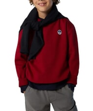 NORTH SAILS CORE Unisex organic cotton sweatshirt red dahlia - Baby Sweatshirt - 5