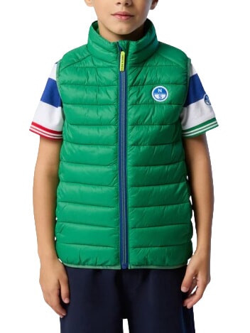EXPLORER Unisex sleeveless down jacket green bee - Baby Jackets