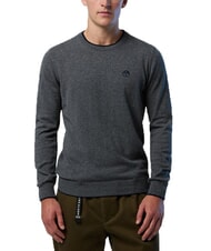 NORTH SAILS N|S Crew neck sweater medium gray melange - Men's Sweaters - 2