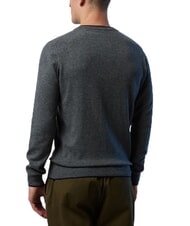 NORTH SAILS N|S Crew neck sweater medium gray melange - Men's Sweaters - 3