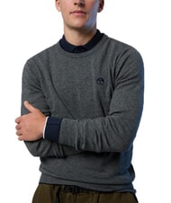NORTH SAILS N|S Crew neck sweater medium gray melange - Men's Sweaters - 4