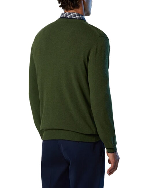 N|S Crew neck sweater ivy green - Men's Sweaters