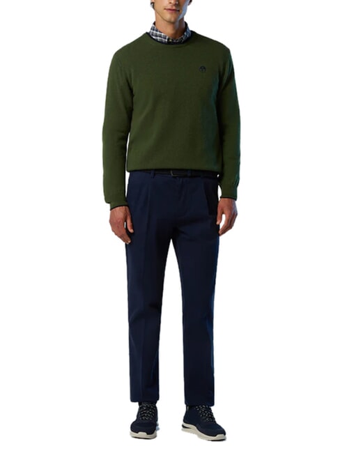 N|S Crew neck sweater ivy green - Men's Sweaters
