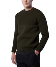 NORTH SAILS KNITTED Crewneck sweater forest green - Men's Sweaters - 5