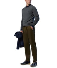 NORTH SAILS N|S Crew neck sweater medium gray melange - Men's Sweaters - 5