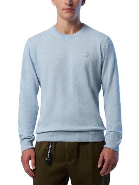 N|S Crew neck sweater ice melange - Men's Sweaters