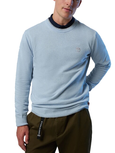 N|S Crew neck sweater ice melange - Men's Sweaters