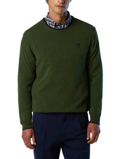 N|S Crew neck sweater ivy green - Men's Sweaters