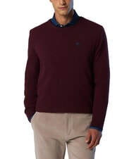 NORTH SAILS N|S Crew neck sweater Bordeaux - Men's Sweaters - 2