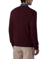 NORTH SAILS N|S Crew neck sweater Bordeaux - Men's Sweaters - 3