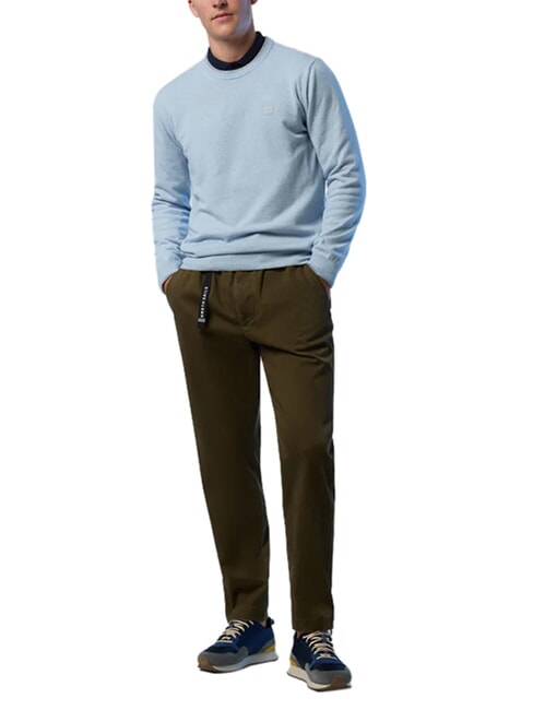 N|S Crew neck sweater ice melange - Men's Sweaters