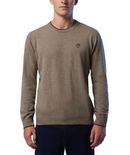 NORTH SAILS N|S Crew neck sweater walnut melange - Men's Sweaters - 2