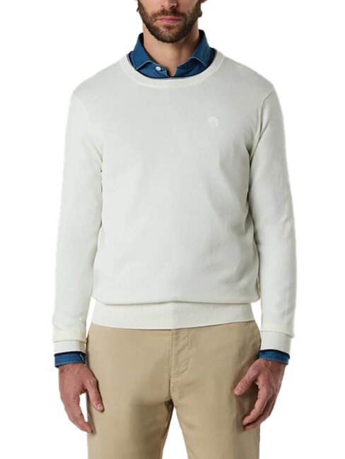 N|S Crew neck sweater Marshmallow - Men's Sweaters