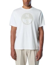 NORTH SAILS CORE Cotton T-shirt Marshmallow - T-shirt - 4