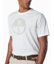 NORTH SAILS CORE Cotton T-shirt Marshmallow - T-shirt - 5