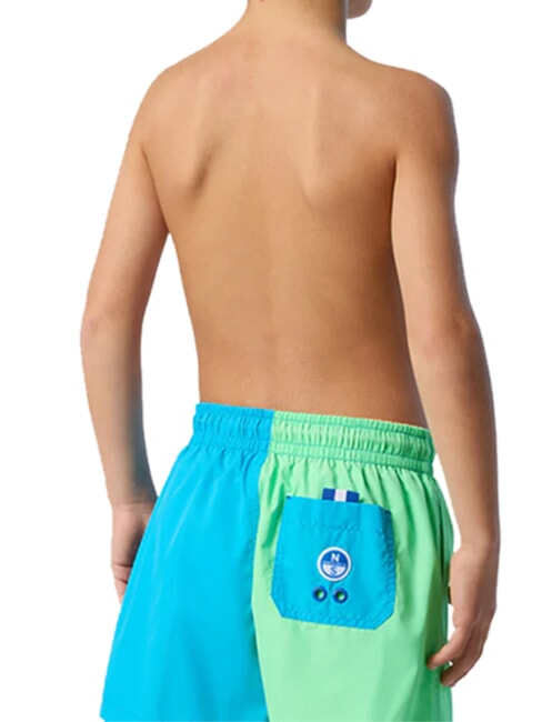 UPCYCLED Swim boxer shorts in recycled fabric combos 2 - Children's Swimwear
