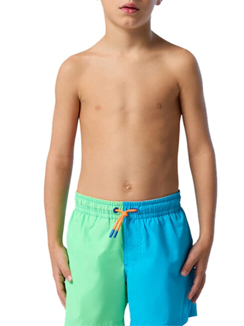 UPCYCLED Swim boxer shorts in recycled fabric combos 2 - Children's Swimwear