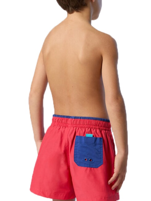 BASIC Volleyball-style beach boxer shorts psycho red - Children's Swimwear